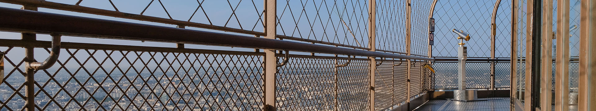 Vue depuis le sommet de la tour Eiffel