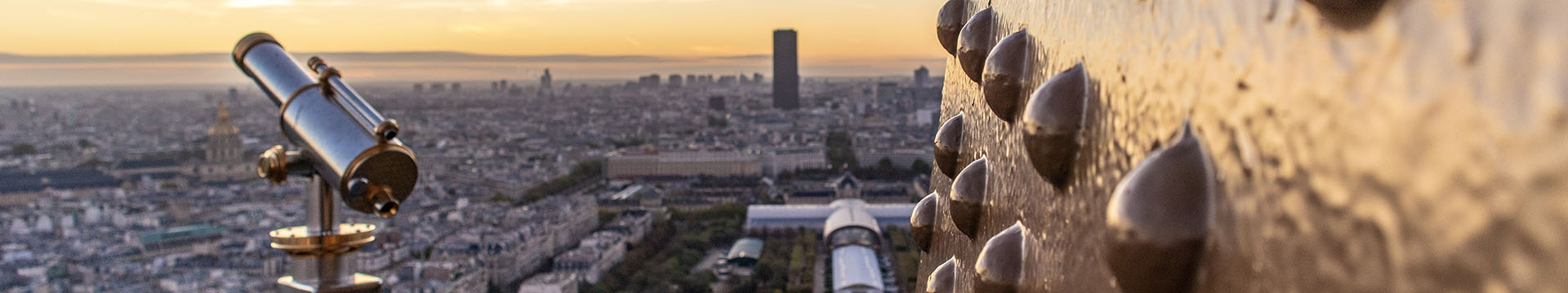 Vue depuis le 2ème étage de la tour Eiffel