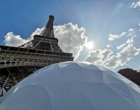 Dôme exposition 130 ans de la tour Eiffel