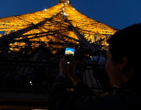 Eiffel Tower at night
