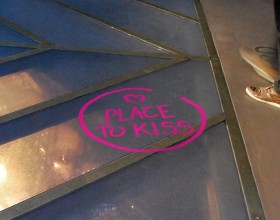 Place to kiss on Valentine's Day