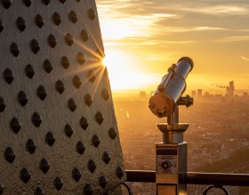 Longue vue à la tour Eiffel