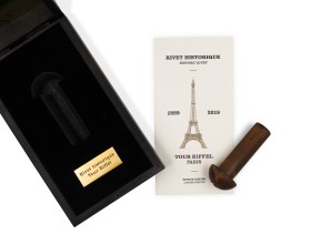 The historic rivet of the Eiffel Tower