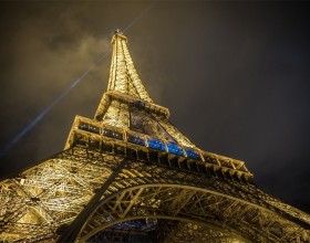 Eiffel Tower at night