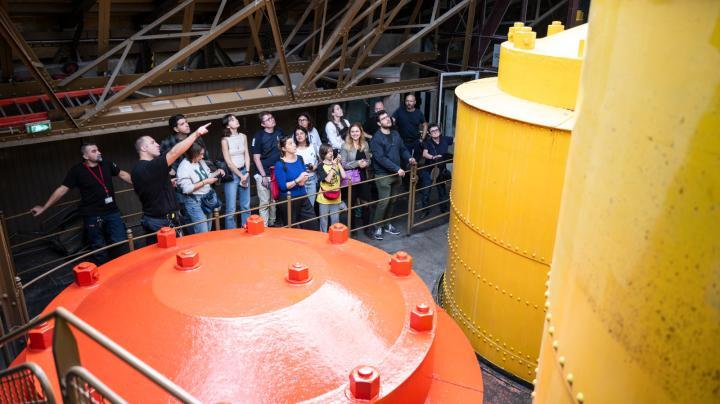Photo d'une visite lors des journées du patrimoine