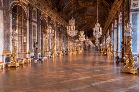 Hall of Mirrors at the Palace of Versailles