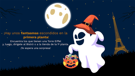 Cartel de animación de Halloween 2024