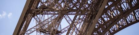 Photo d'un pilier de la tour Eiffel