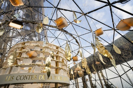 Photo of the interior of the winter terrace bubble