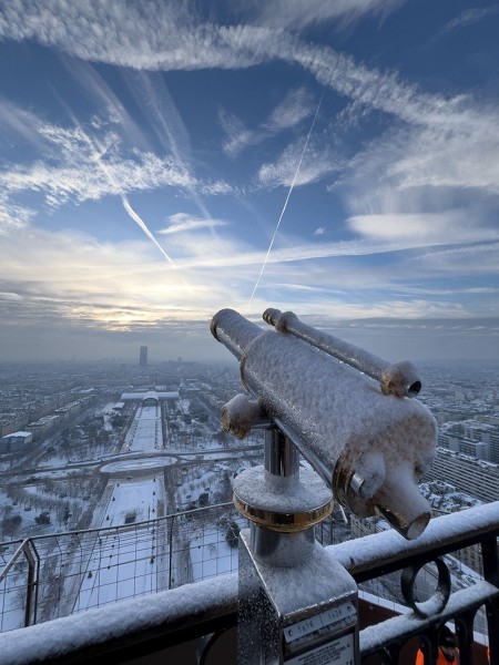 Tour Eiffel Neige 