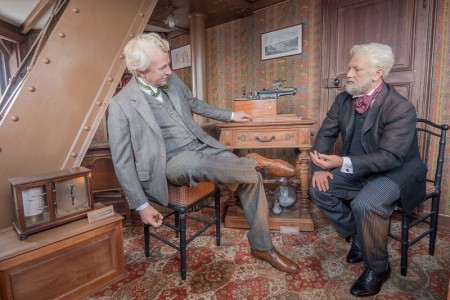 Gustave Eiffel and Thomas Edison