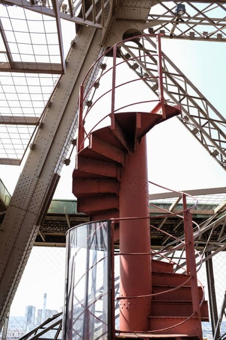 Historic staircase section