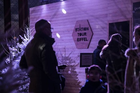 Ambiente de estación de esquí en La Tour