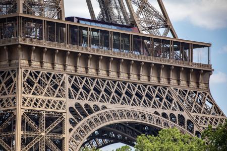 Frieze of the 72 scholars on the Eiffel Tower's first floor