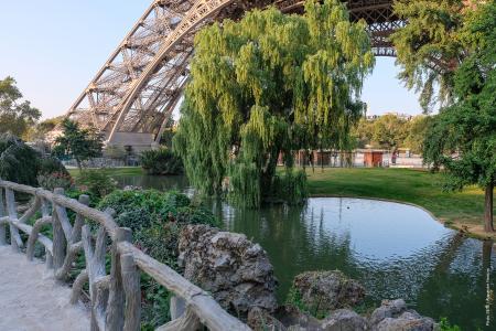 Los jardines de la Torre Eiffel