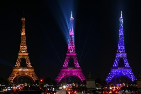 Luminous light show photo