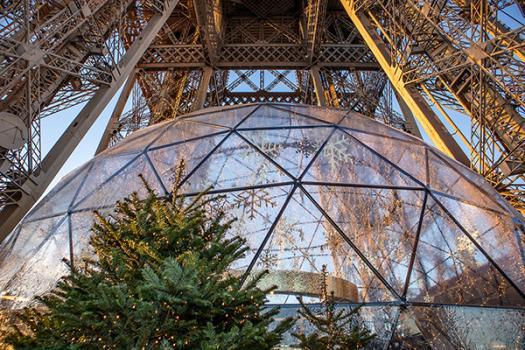 Terrasse de Noël au 1er étage