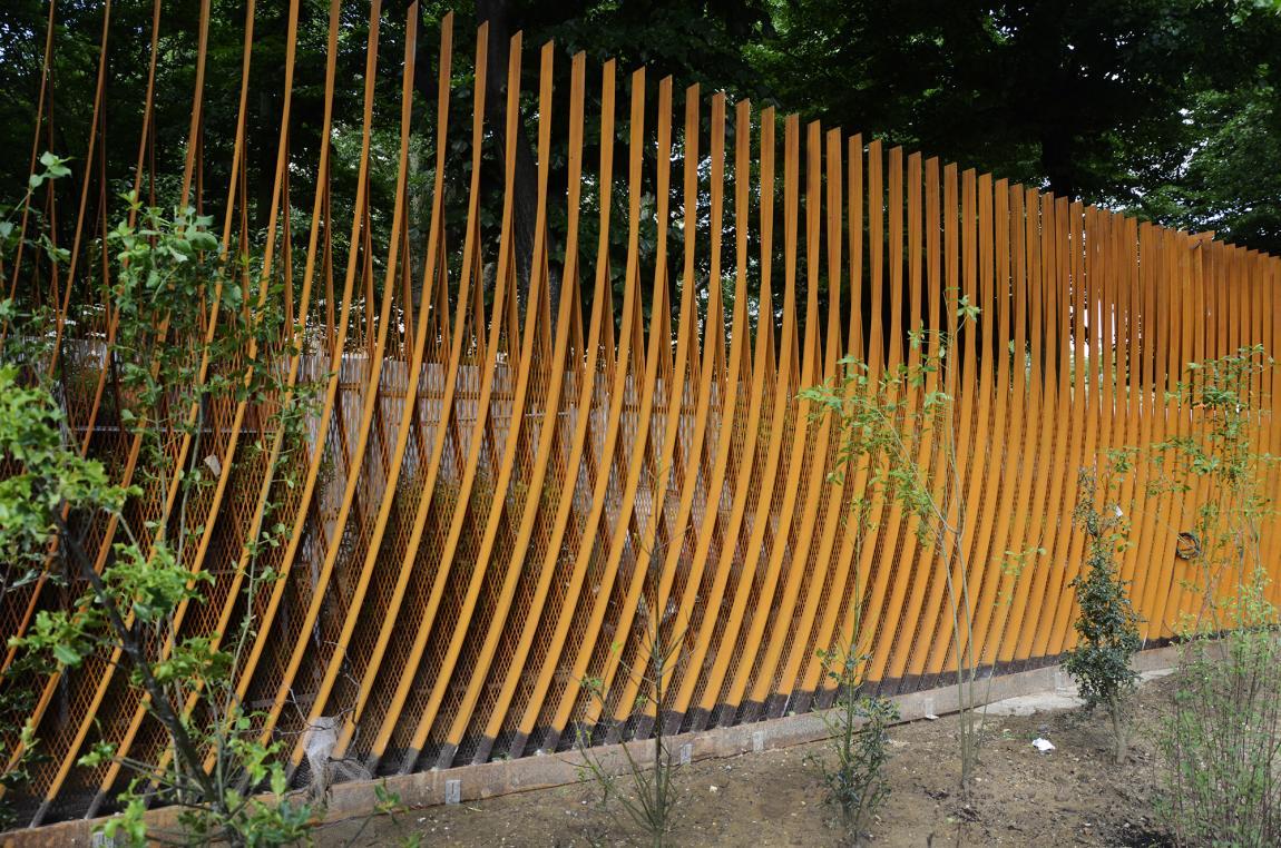 Photo grille en acier