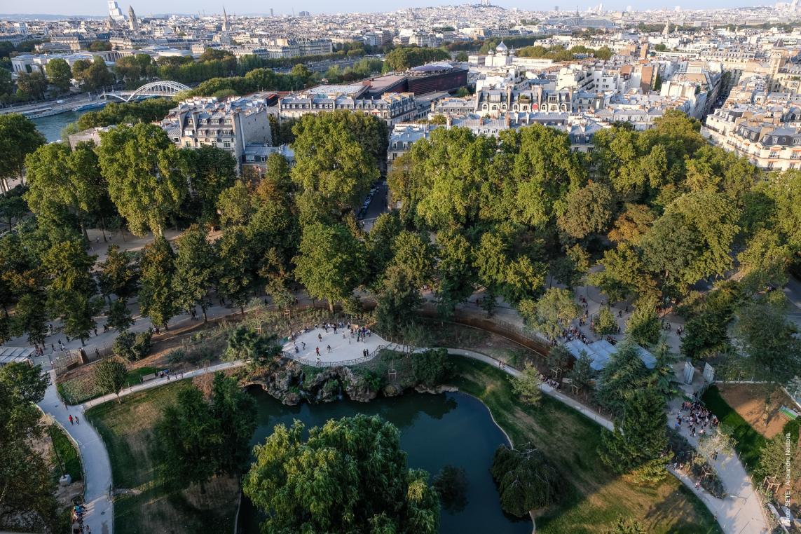 Foto Los jardines de la Torre Eiffel