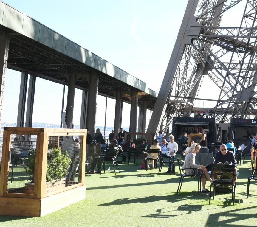 Photo de la terrasse tour Eiffel 2019