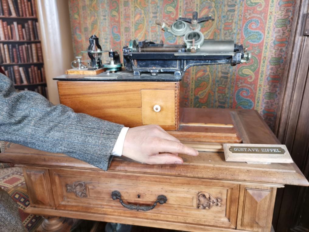 The phonograph offered by Thomas Edison
