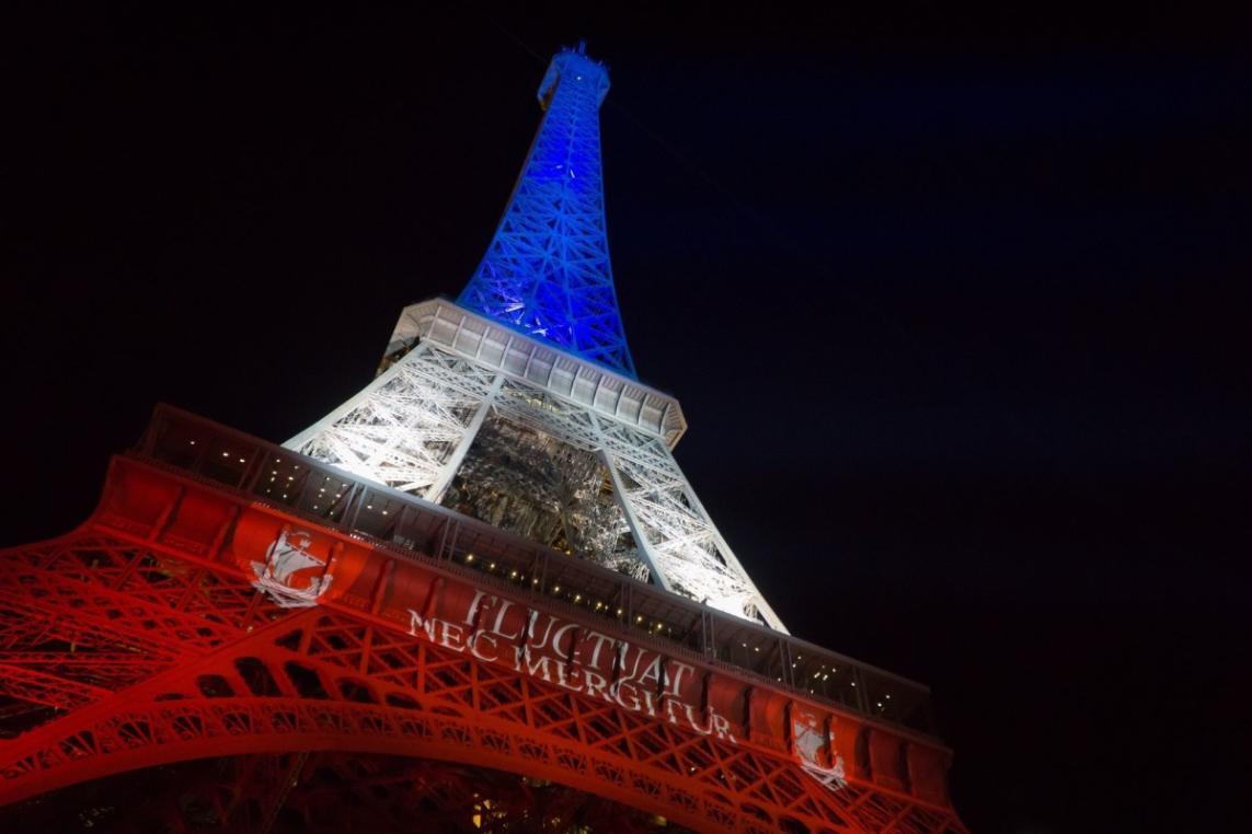 Diaporama de la tour Eiffel éclairée