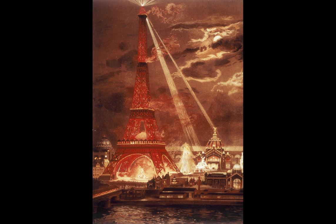 Diaporama de la tour Eiffel éclairée