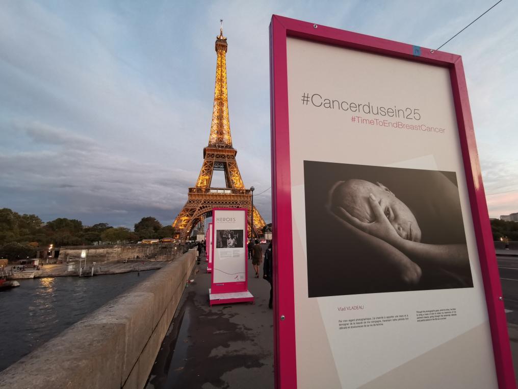 Pink October at the Eiffel Tower