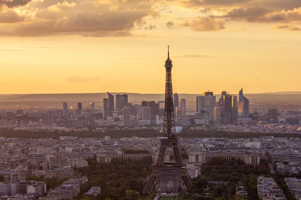 Torre Eiffel desde la Torre Montparnasse