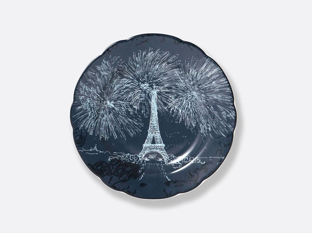 Foto del plato Torre Eiffel x Bernardaud en versión de noche