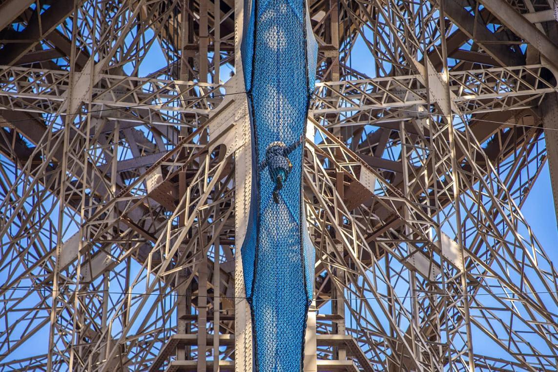 View on the bridge from the ground