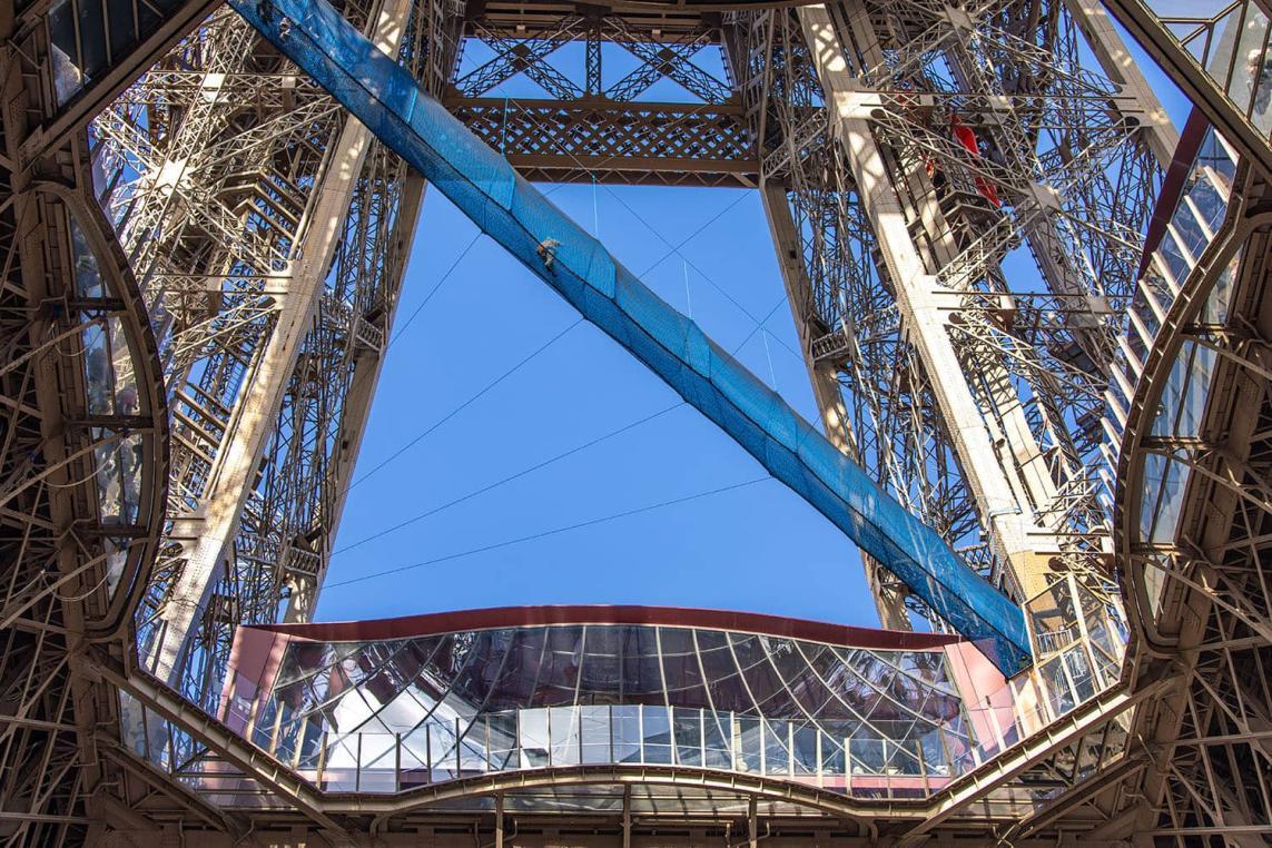 View on the bridge from the ground