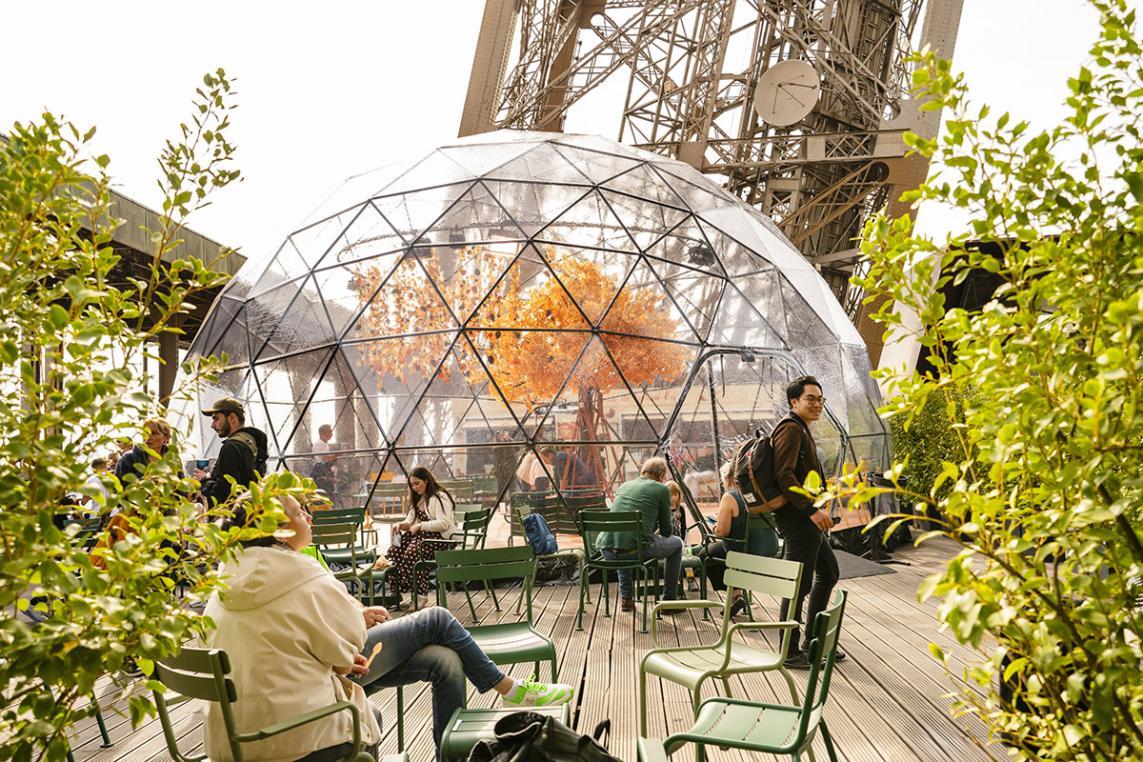 Foto de la terraza en otoño de 2025
