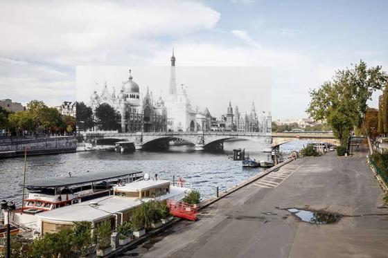 Vue depuis le Quai de Seine