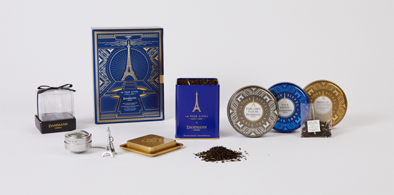 La collection de thés Dammann Frères et Tour Eiffel