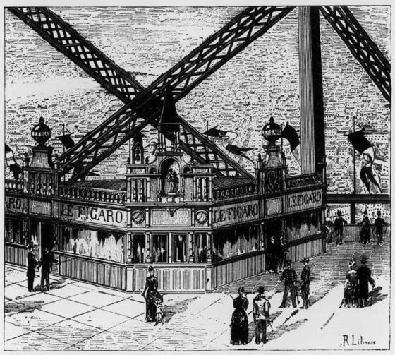 Image de l'installation Le figaro à la Tour