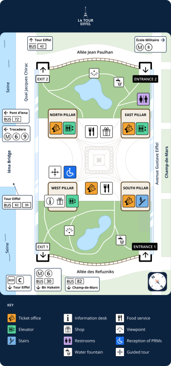 esplanade map